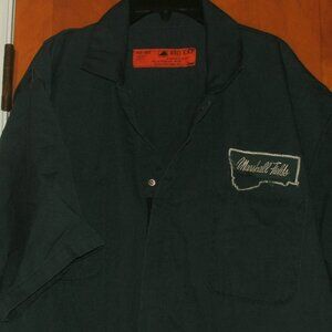 Rare Vintage MARSHALL FIELDS Red Kap Dark Green Coveralls with STORE PATCH 48 R